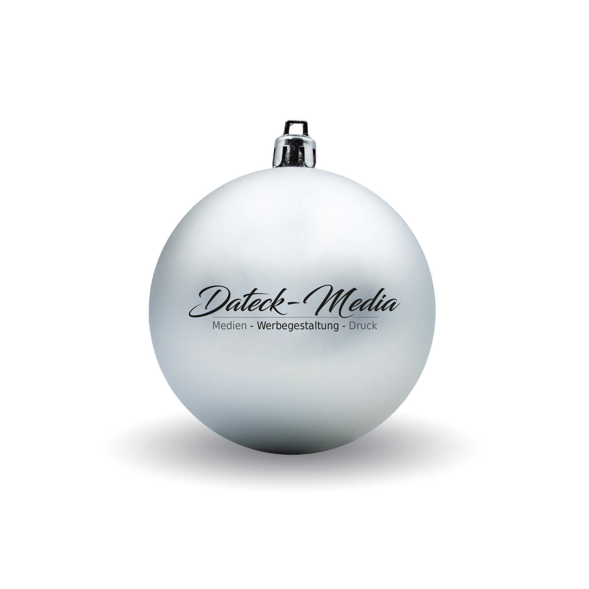 Christbaumkugel aus Kunststoff - 80 mm - Matt Christbaumkugel aus Kunststoff - 80 mm - Matt