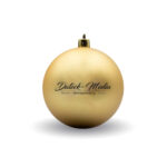 Christbaumkugel aus Kunststoff - 80 mm - Matt