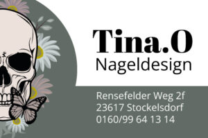 Visitenkarten und Gutschein Tina O. Nageldesign
