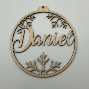 Personalisierte Laserdatei „Daniel“ Weihnachtsschmuck