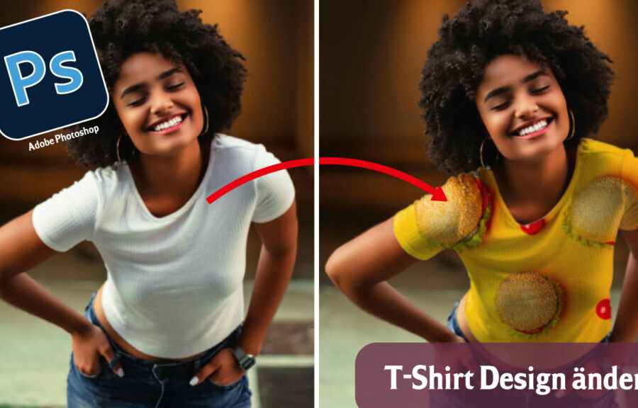 T-Shirt Design ändern in Adobe Photoshop