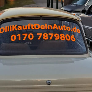 Autoaufkleber Internetadresse