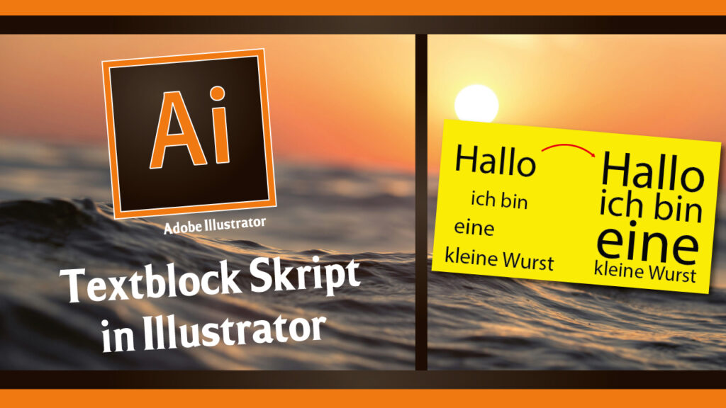 Textblock Skript in Adobe Illustrator