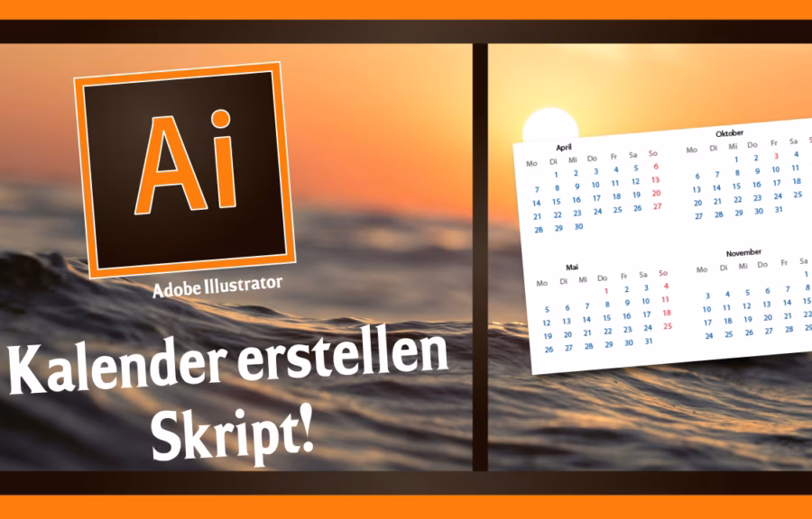 Kalender erstellen in Adobe Illustrator mit Script – Tutorial