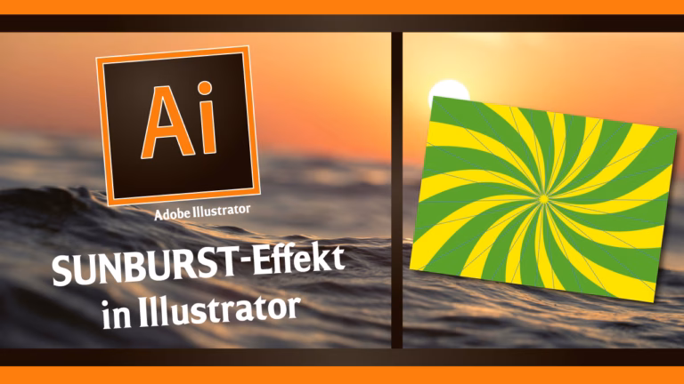 Sunburst Effekt in Adobe Illustrator | Radial Repeat