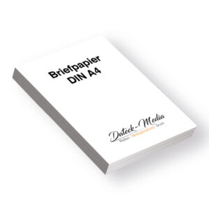 Briefpapier DIN A4 – hochwertig bedruckt, 90 g/m² Standard Weiß