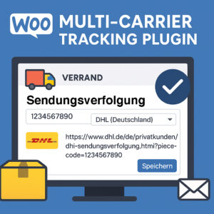 Woocommerce Versandtracking Plugin