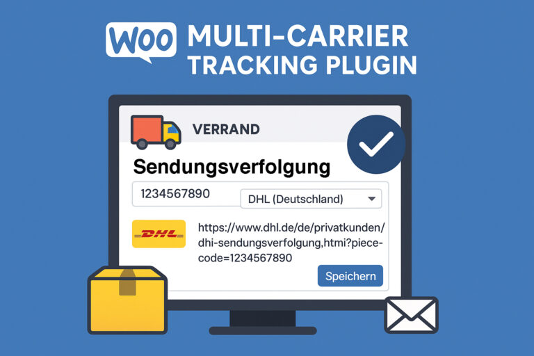 Woocommerce Versandtracking Plugin