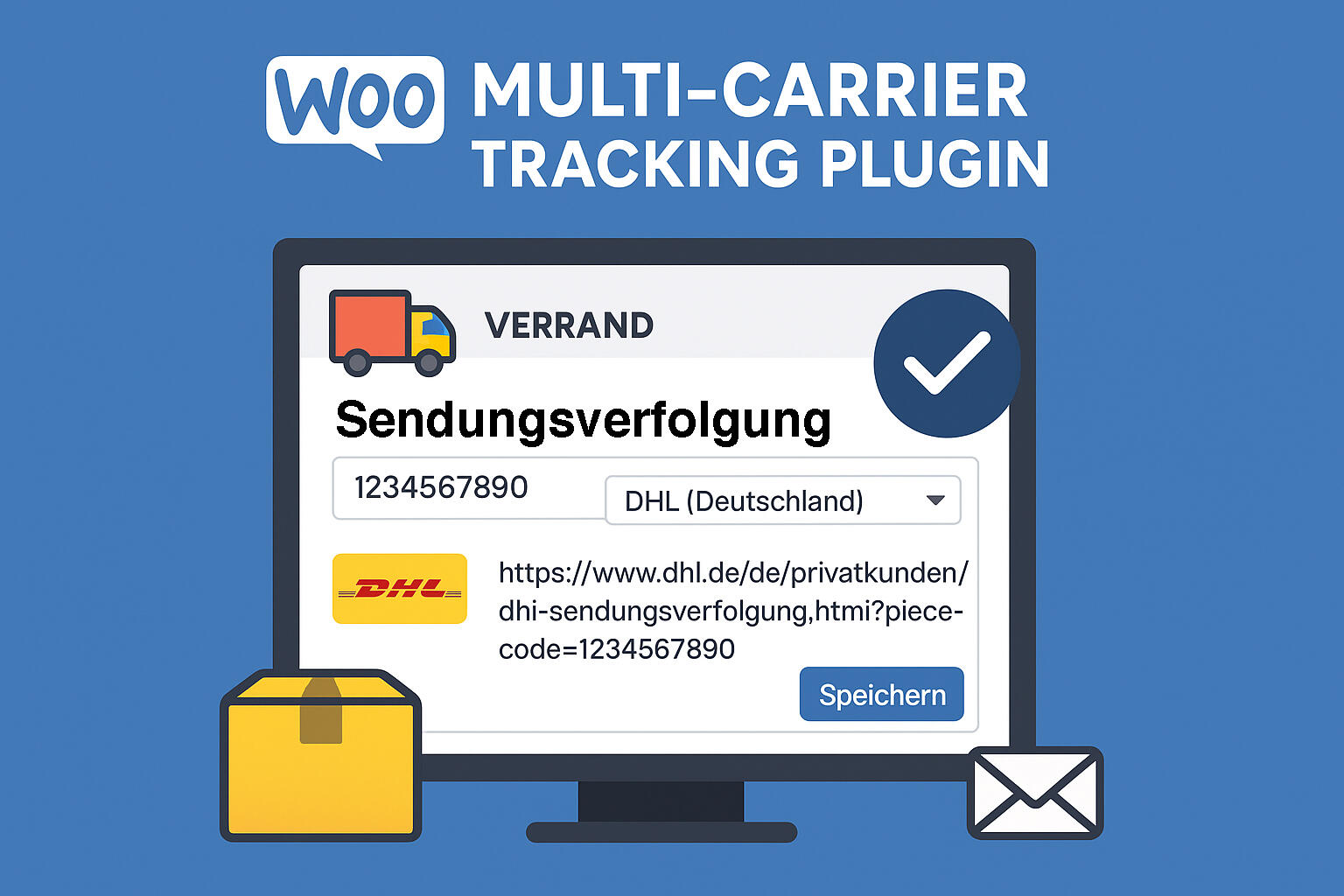 Woocommerce Versandtracking Plugin