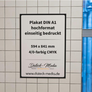 Plakat DIN A1 hoch – Eindrucksvoll & Blickfangstark