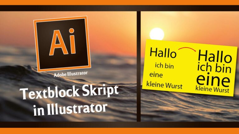 Adobe Illustrator Textblock Skript