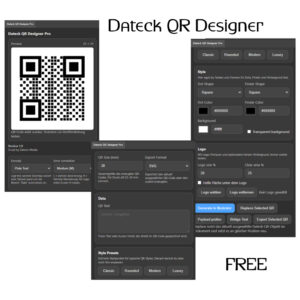 Dateck QR Designer Adobe Illustrator Plugin Free