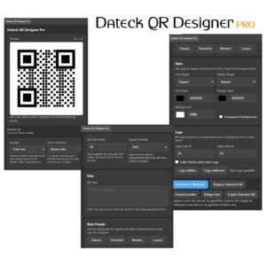 Dateck QR Designer Adobe Illustrator Plugin PRO