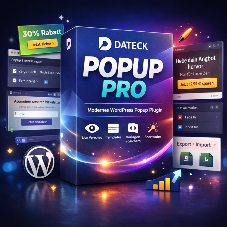 Dateck Popup Pro Wordpress Popup Plugin