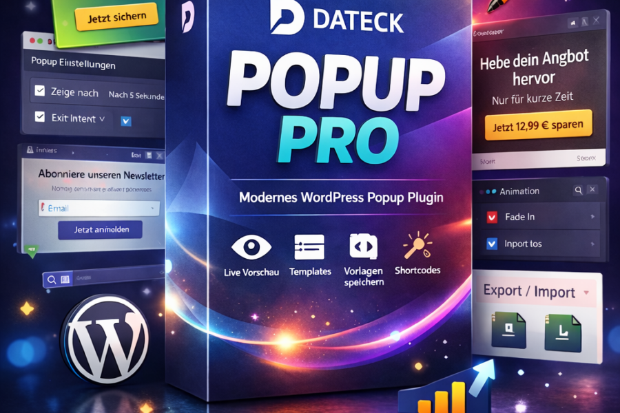 Dateck Popup Pro – Popup WordPress Plugin