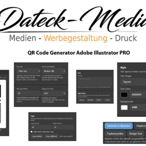 QR Code Generator für Adobe Illustrator – Dateck QR Designer Pro