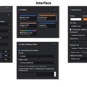 Dateck Calendar Designer Pro