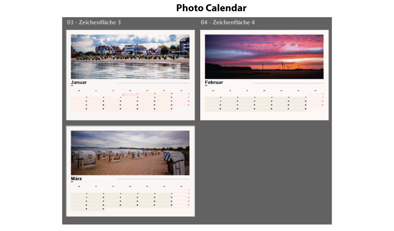 Fotokalender mit Dateck Calendar Designer Pro