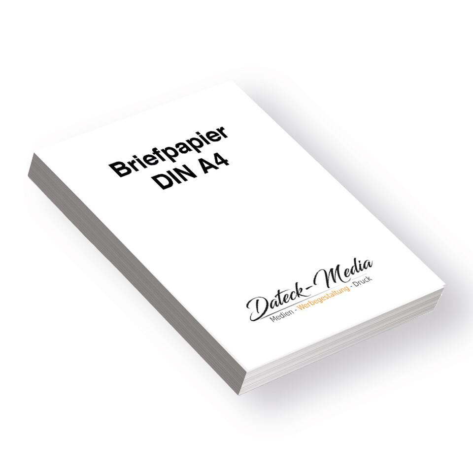 Briefpapier DIN A4 – hochwertig bedruckt