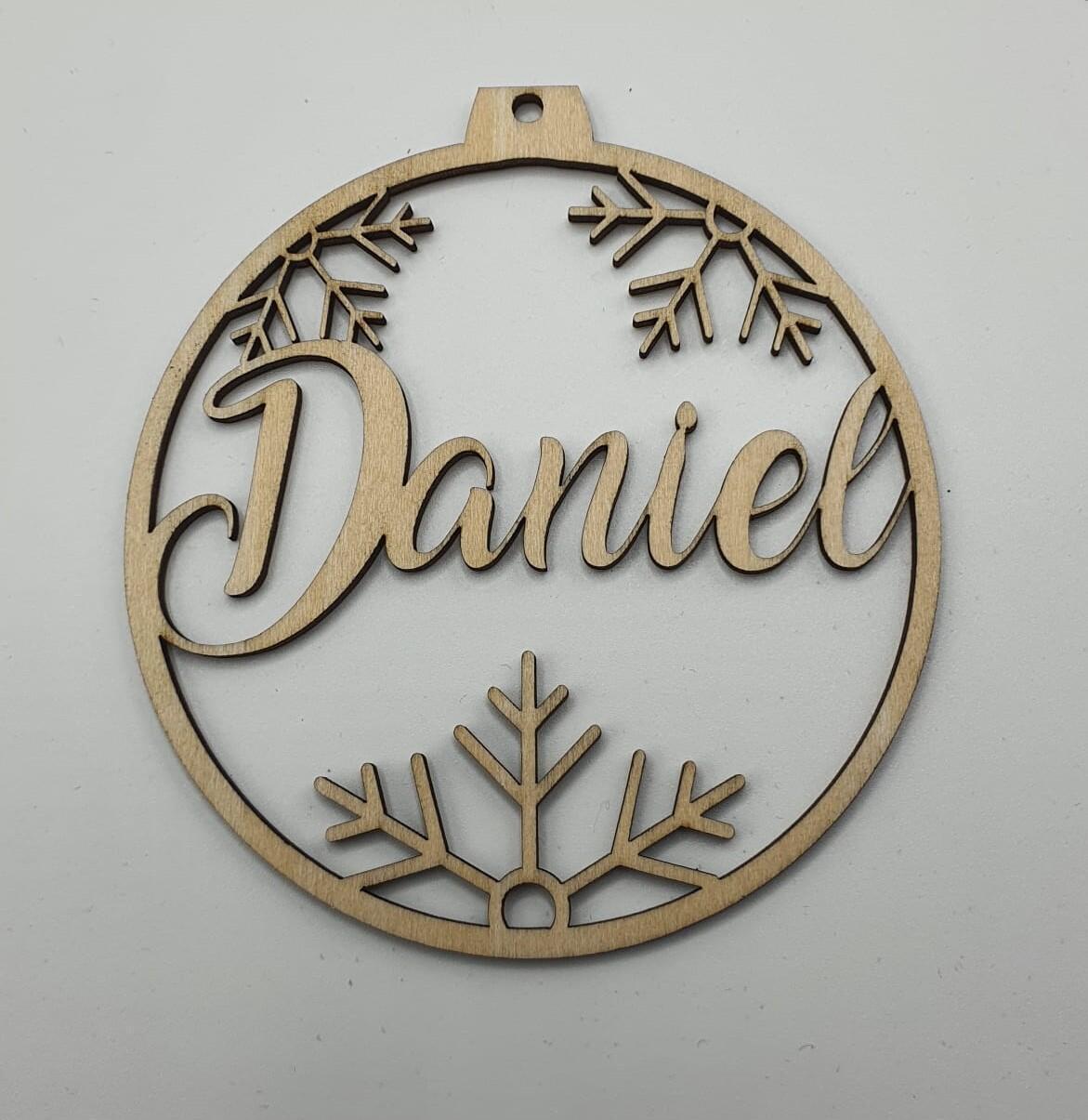 Personalisierte Laserdatei "Emilia" Weihnachtsschmuck – Bild 3