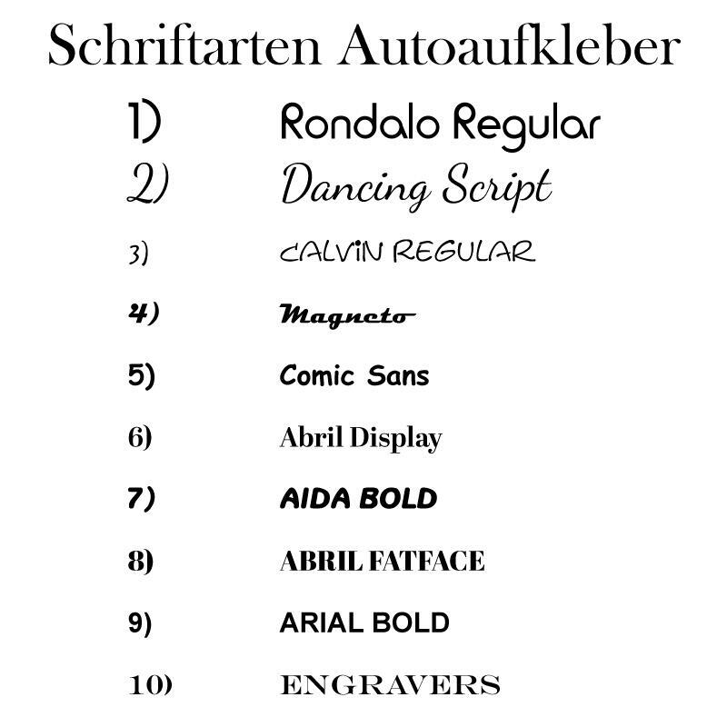 Autoaufkleber Telefonnummer – Bild 6