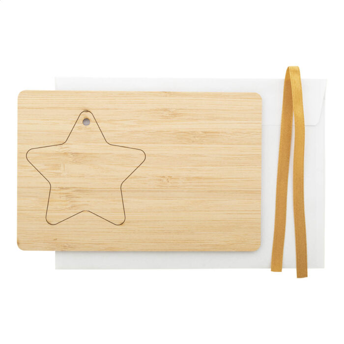 Weihnachtskarte, Stern